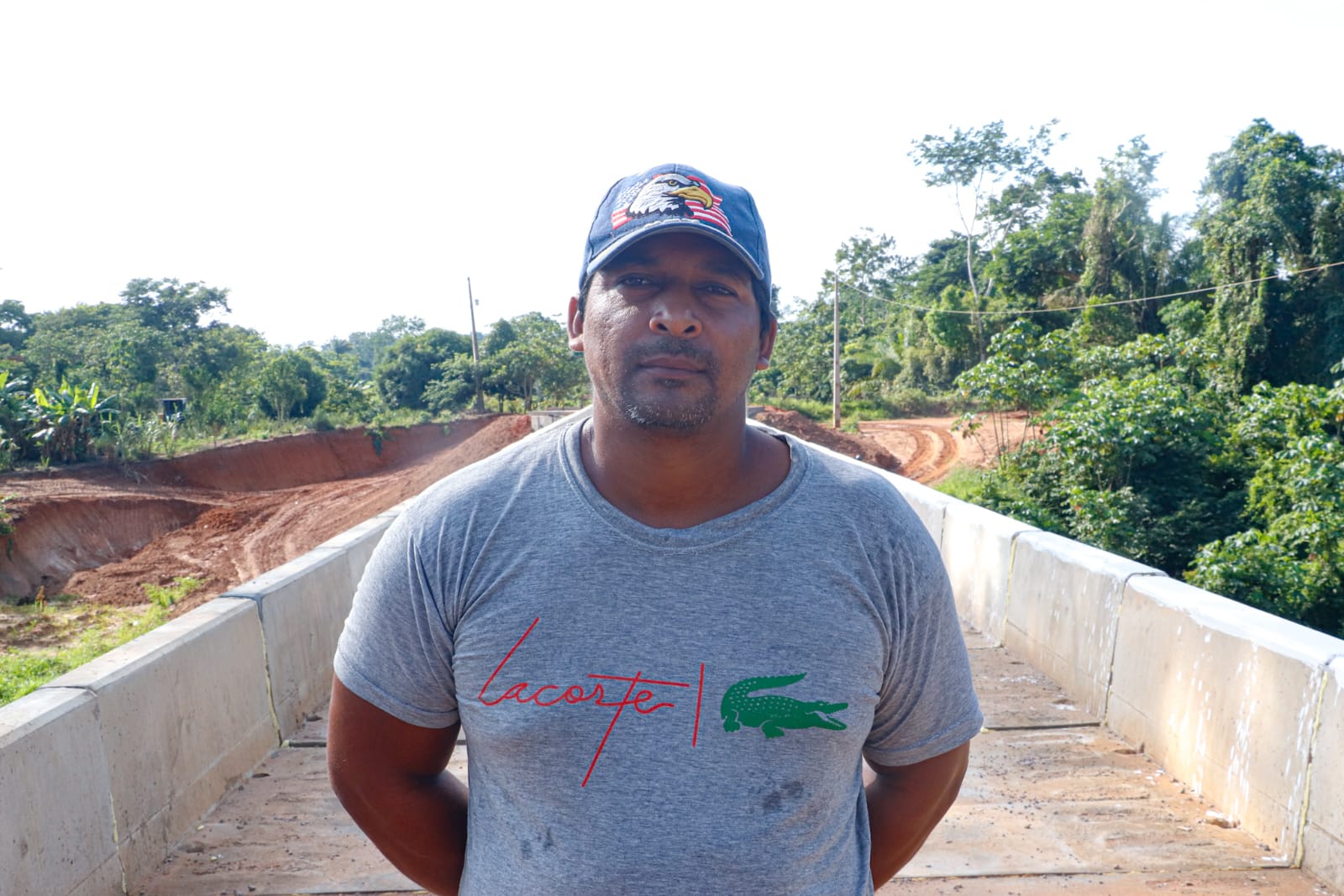 Visita tecnica as obras da ponte sobre o igarape Caipora 6