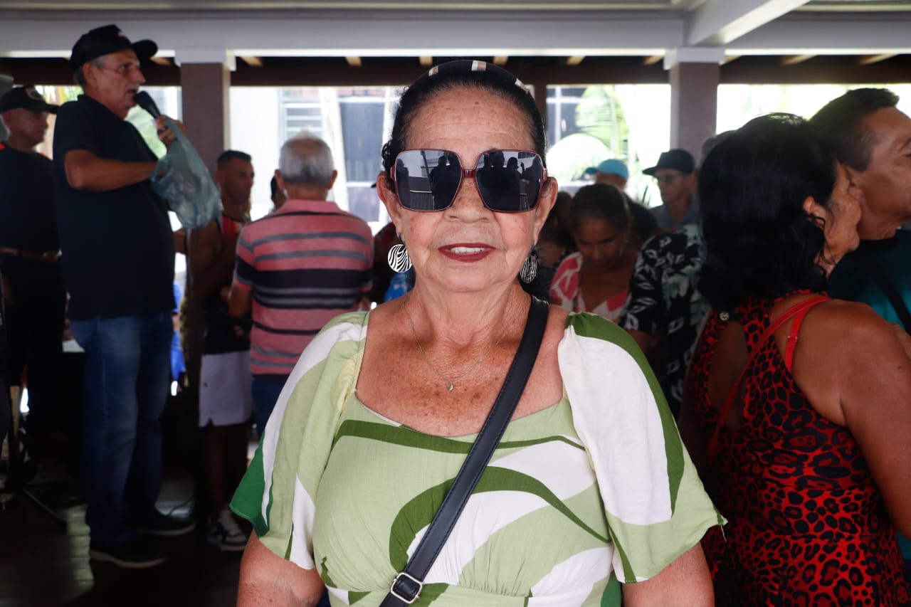Entre os participantes, a aposentada Maria Valdira de Lima, de 70 anos, também avaliou positivamente a iniciativa.(Foto: Marcos Araújo/Secom)