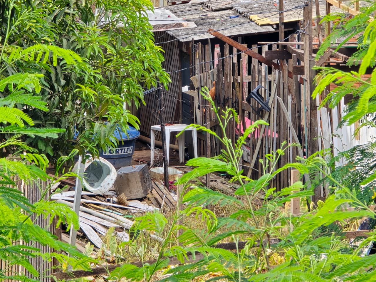 Casas de moradores do Papouco