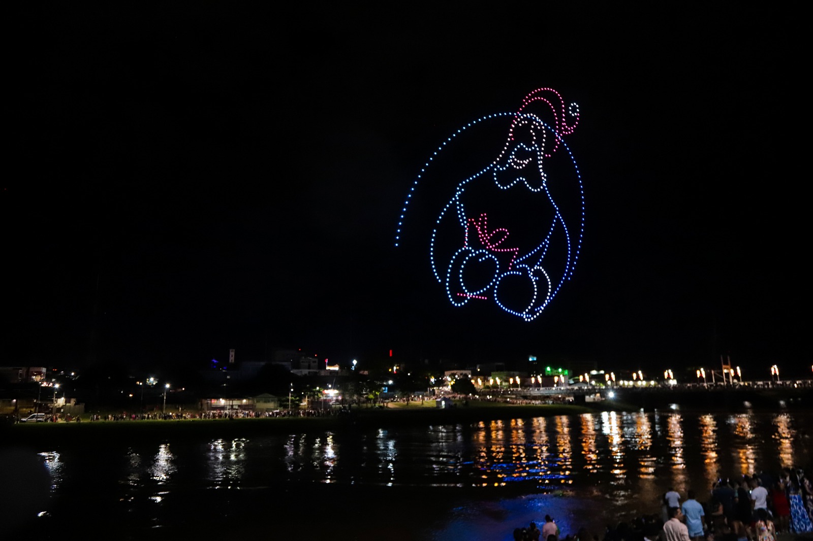 Foto dos Drones no céu