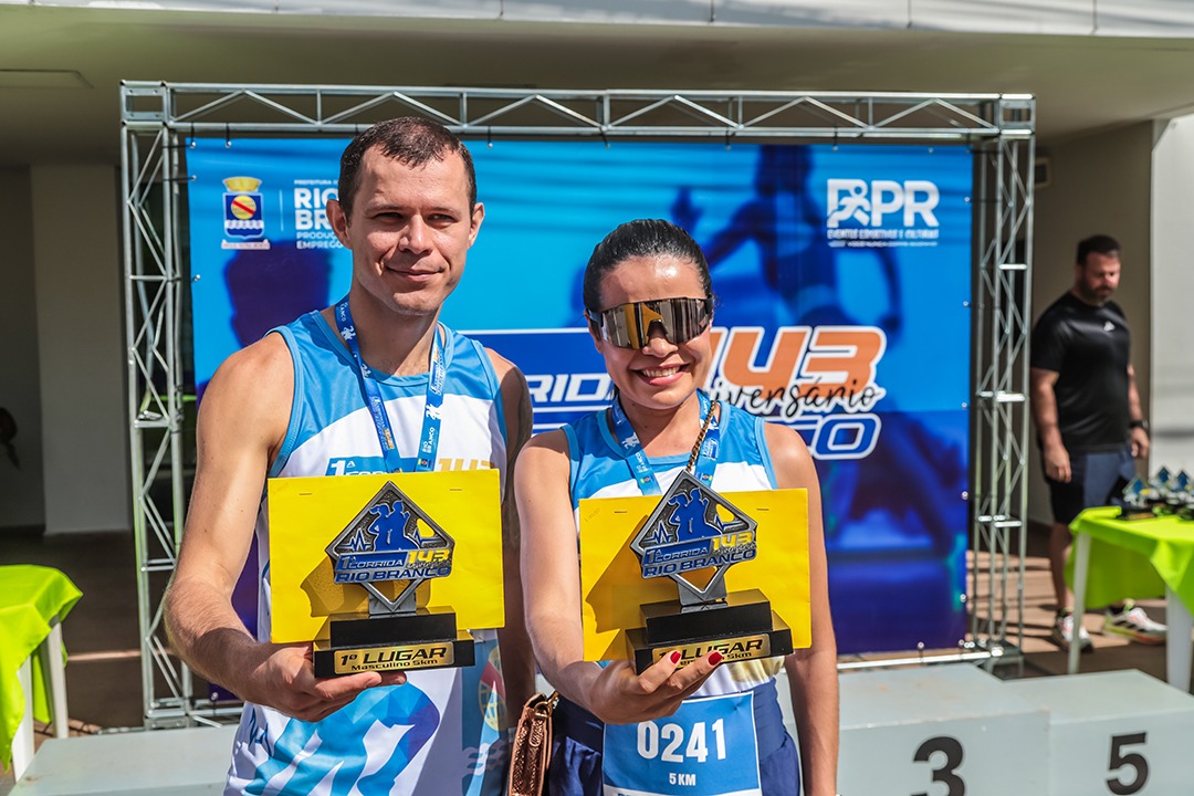 Foto de participantes da corrida 
