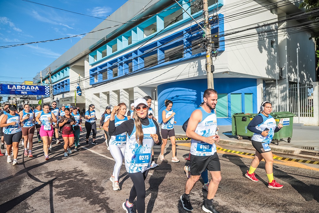 Corrida a frente da Prefeitura