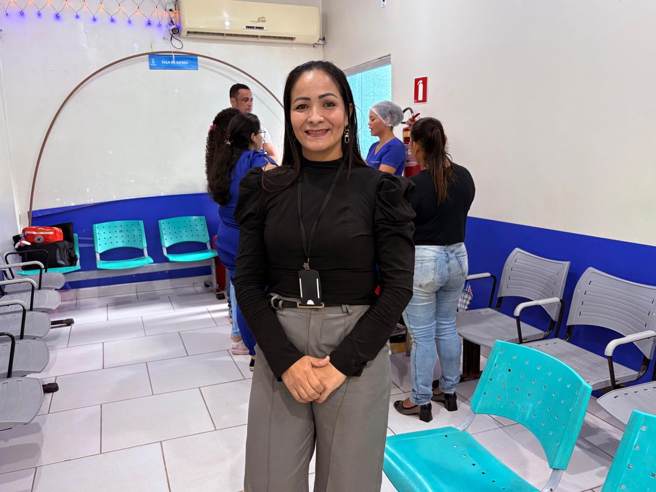 Foto da Enfermeira Carolina Ferreira