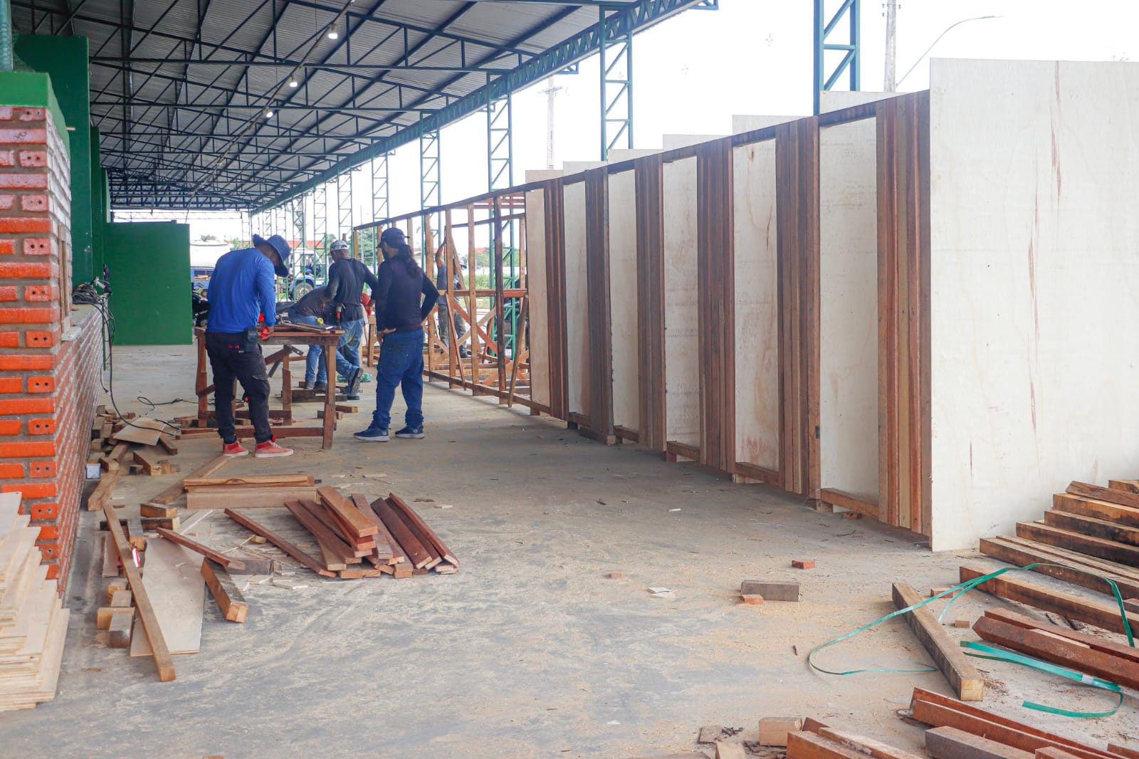 Foto do local de abrigo dos animais