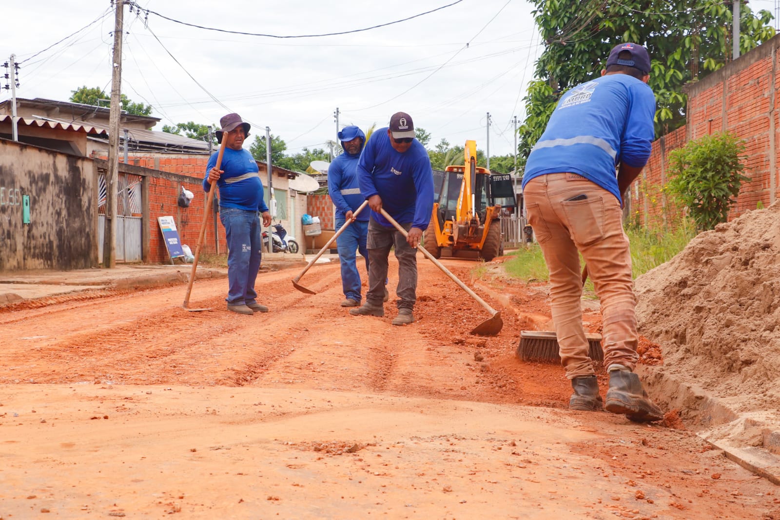 Foto das intervenções no bairro Bahia Velha