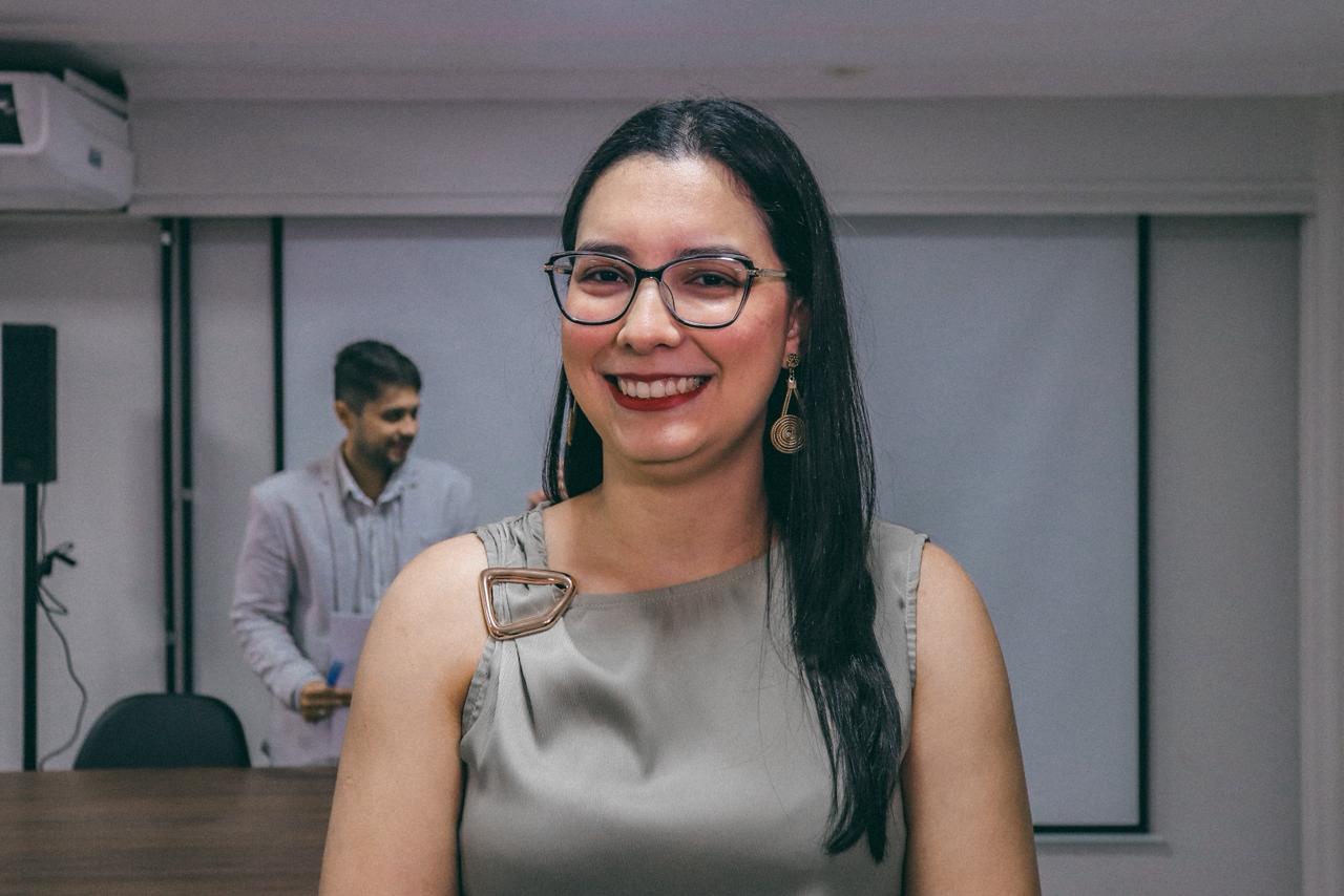 Foto da Técnica de Enfermagem Andreza Aguiar