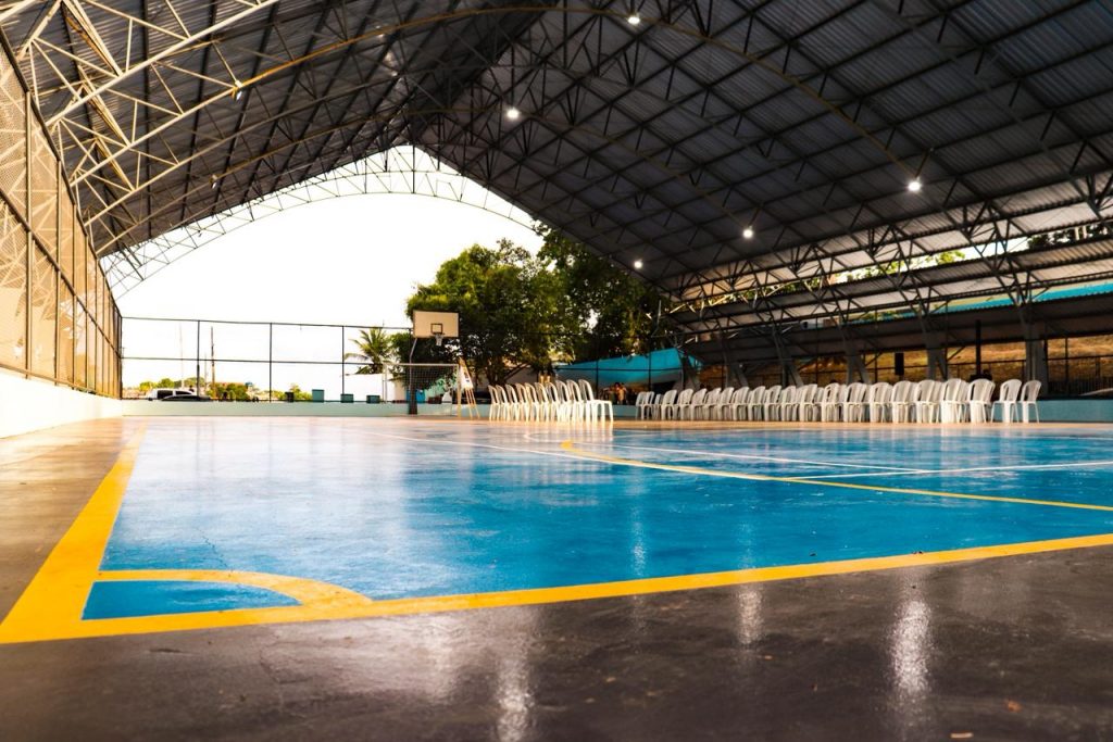 Prefeitura de Rio Branco inaugura Quadra Poliesportiva coberta no Novo Calafate 4 Quadra Poliesportiva Fotos Vitoria Souza 28
