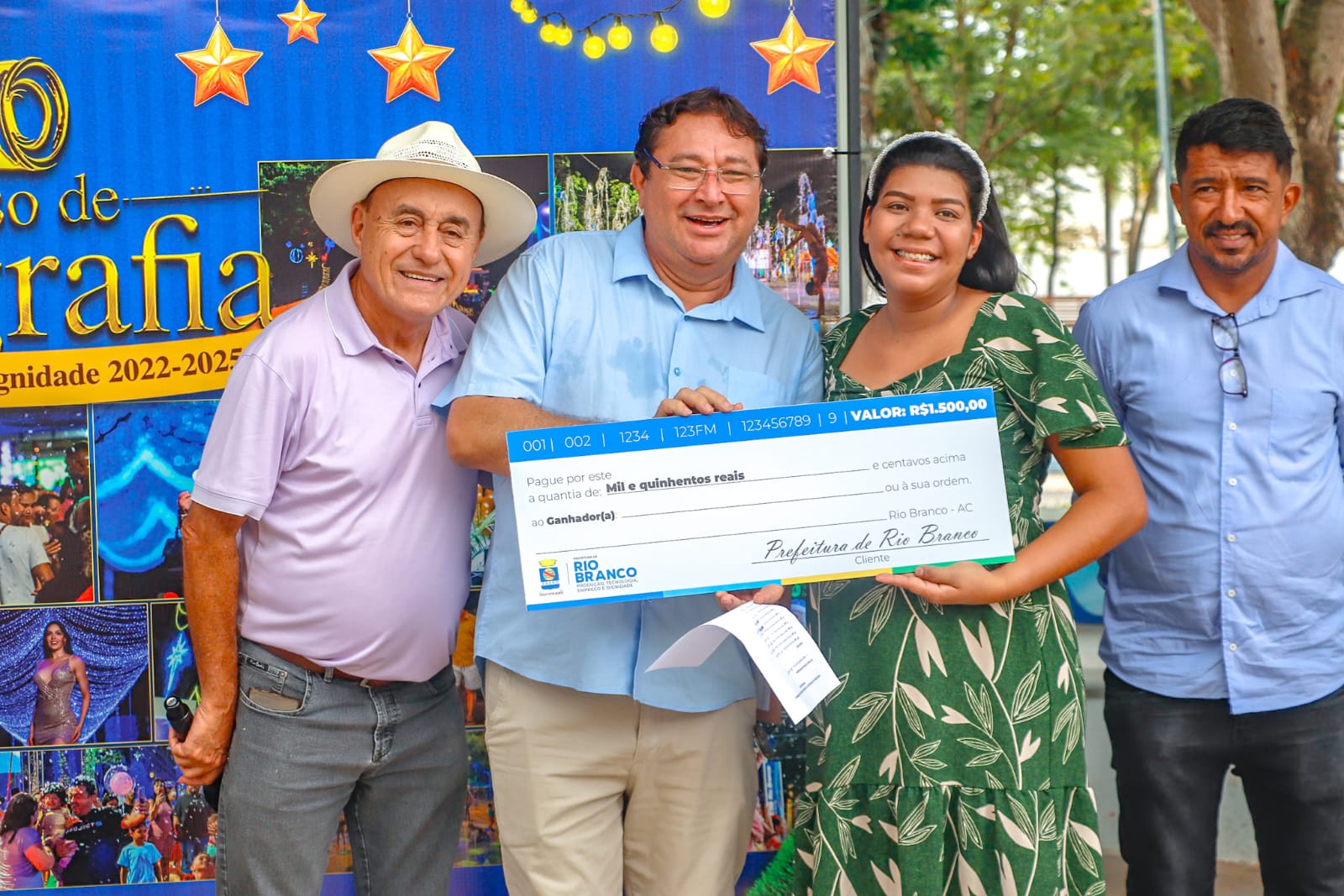 Foto de cerimônica de Premiação