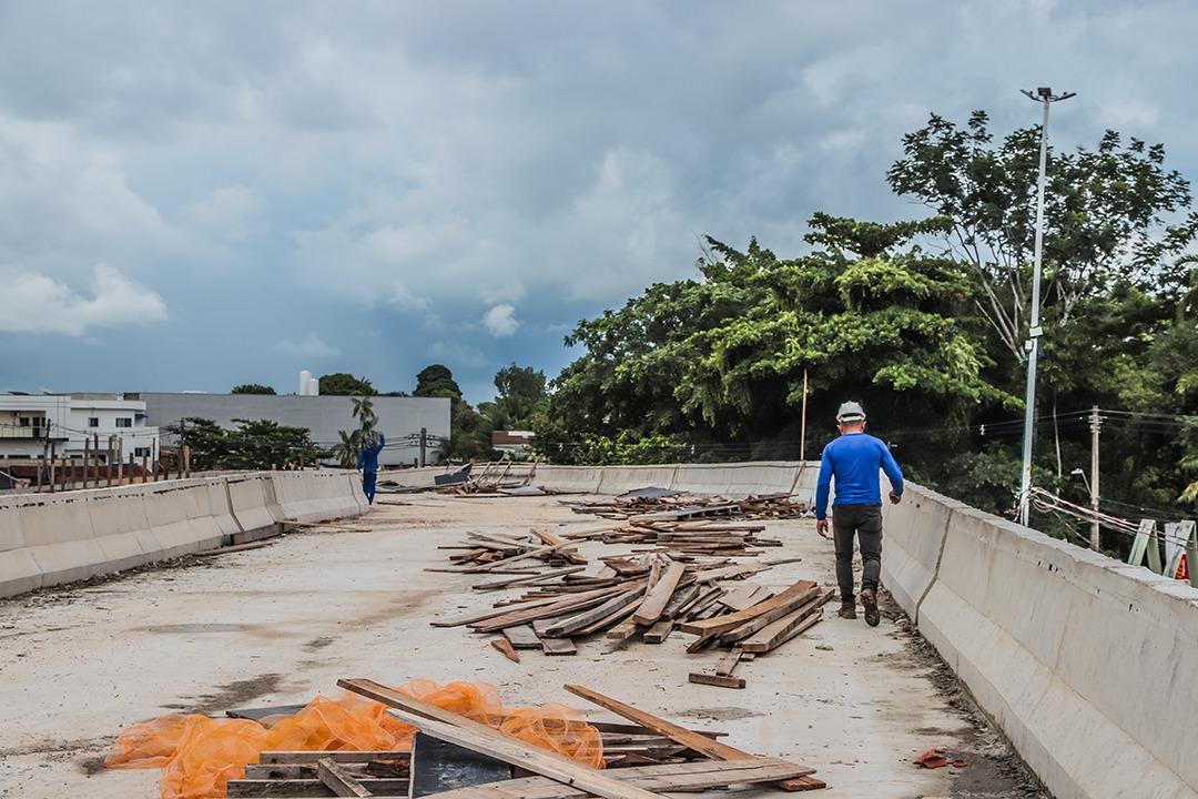 Foto da parte superior do Elevado da AABB
