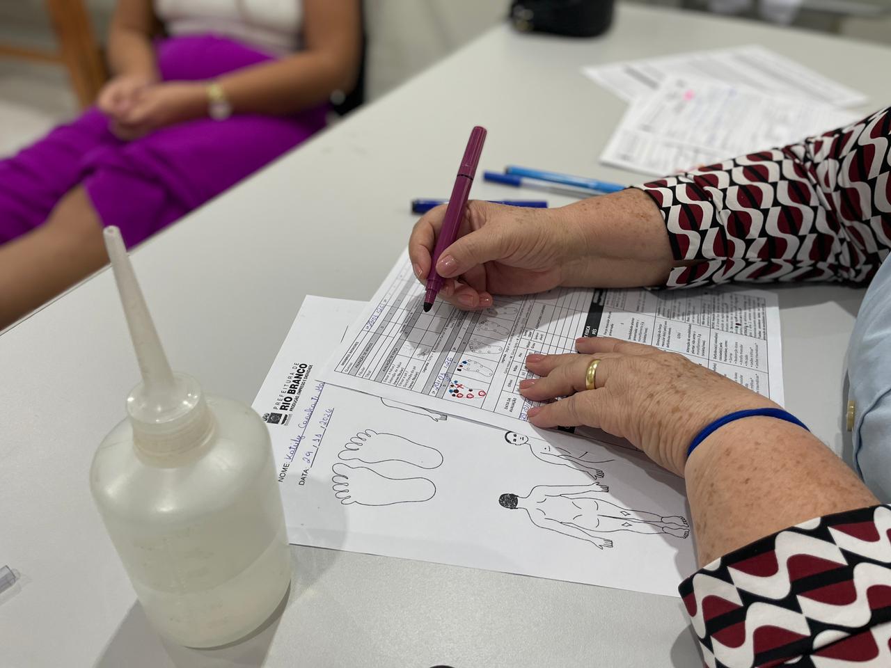 Foto de atendimento médico