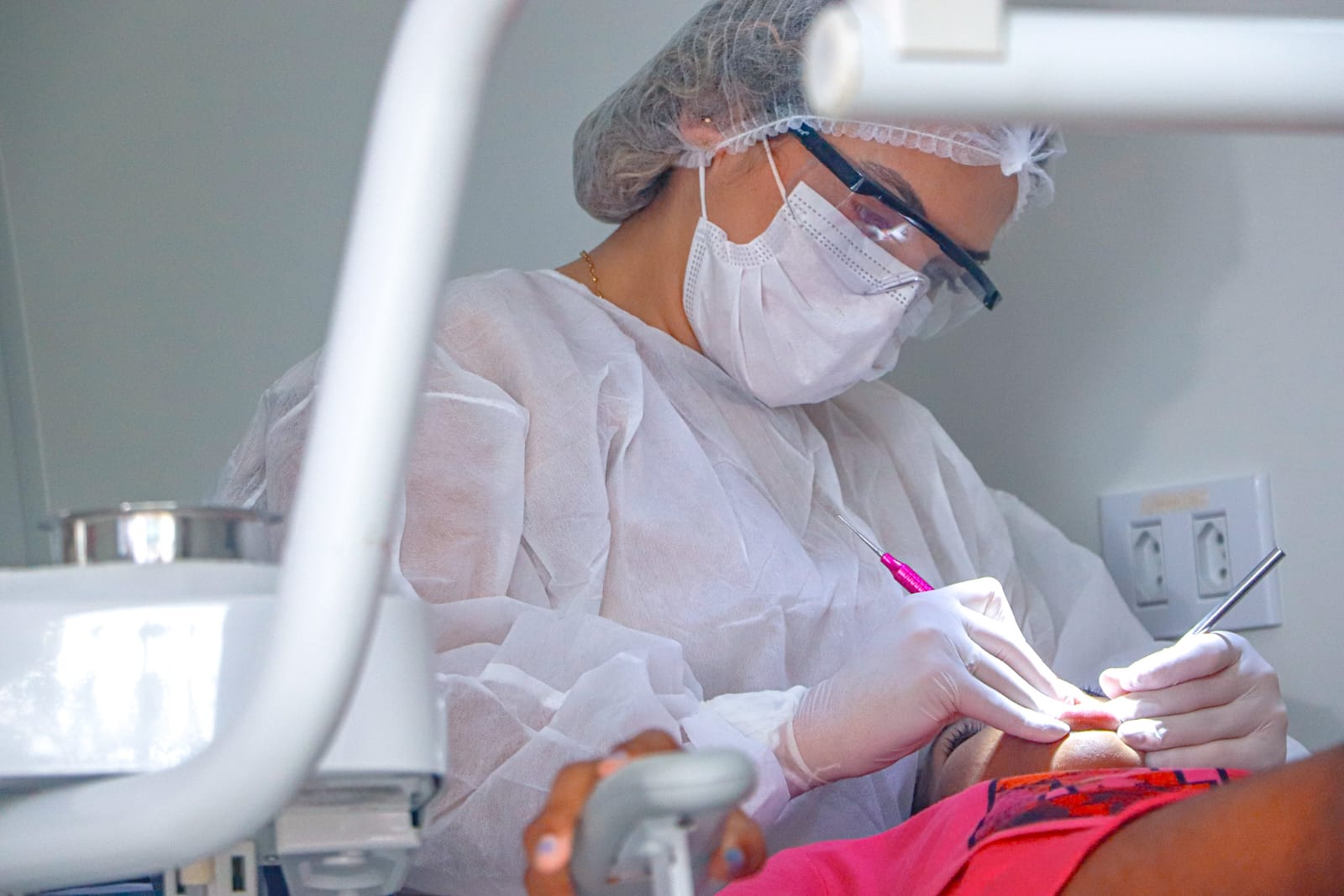 Foto de atendimento odontológico