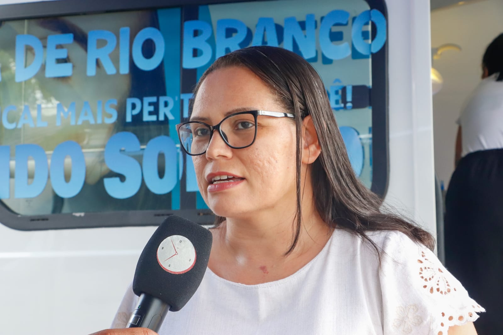 Foto da coordenadora financeira, Gardênia Sales