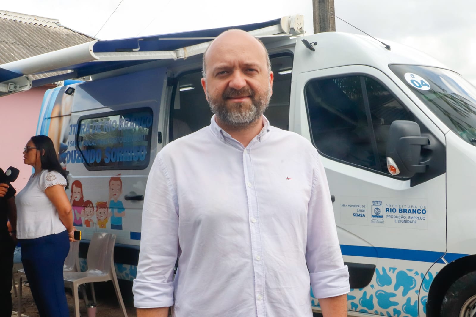 Foto do Secretário de Saúde, Rennan Biths