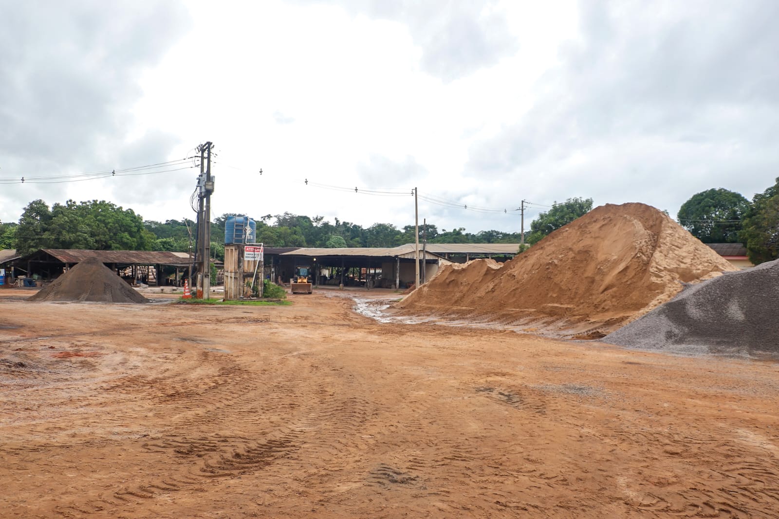 Foto do local onde será instalado a Usina