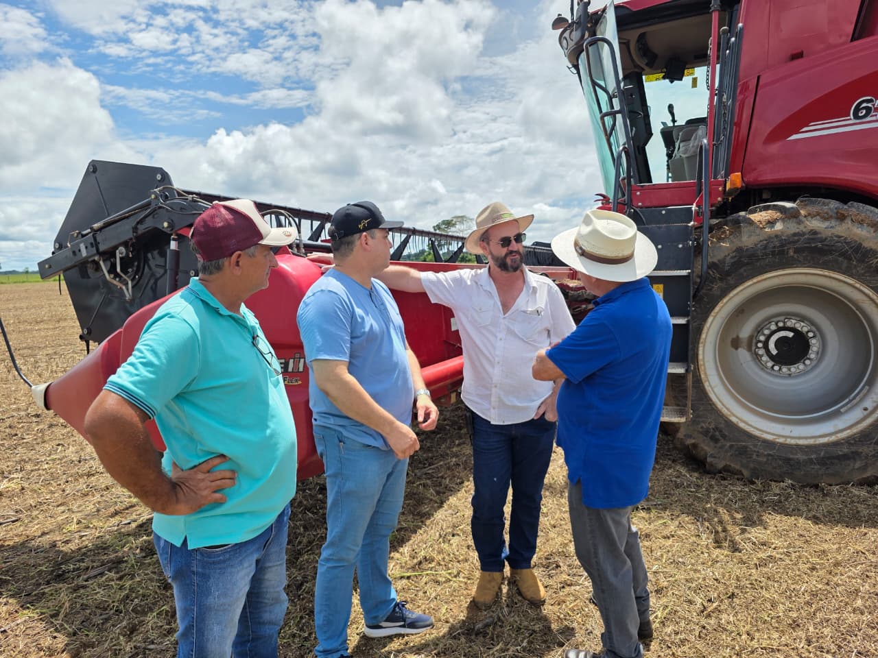 Visita plantio de soja em Brasileia 11