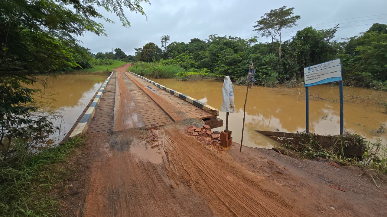 Foto da ponte no rama Catuaba