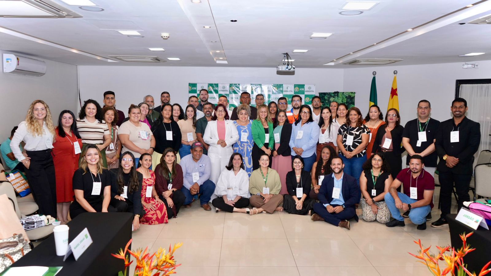 A participação da Prefeitura de Rio Branco reforça o compromisso do município com a agenda ambiental, a governança climática e o fortalecimento da gestão ambiental. (Foto: Secom)