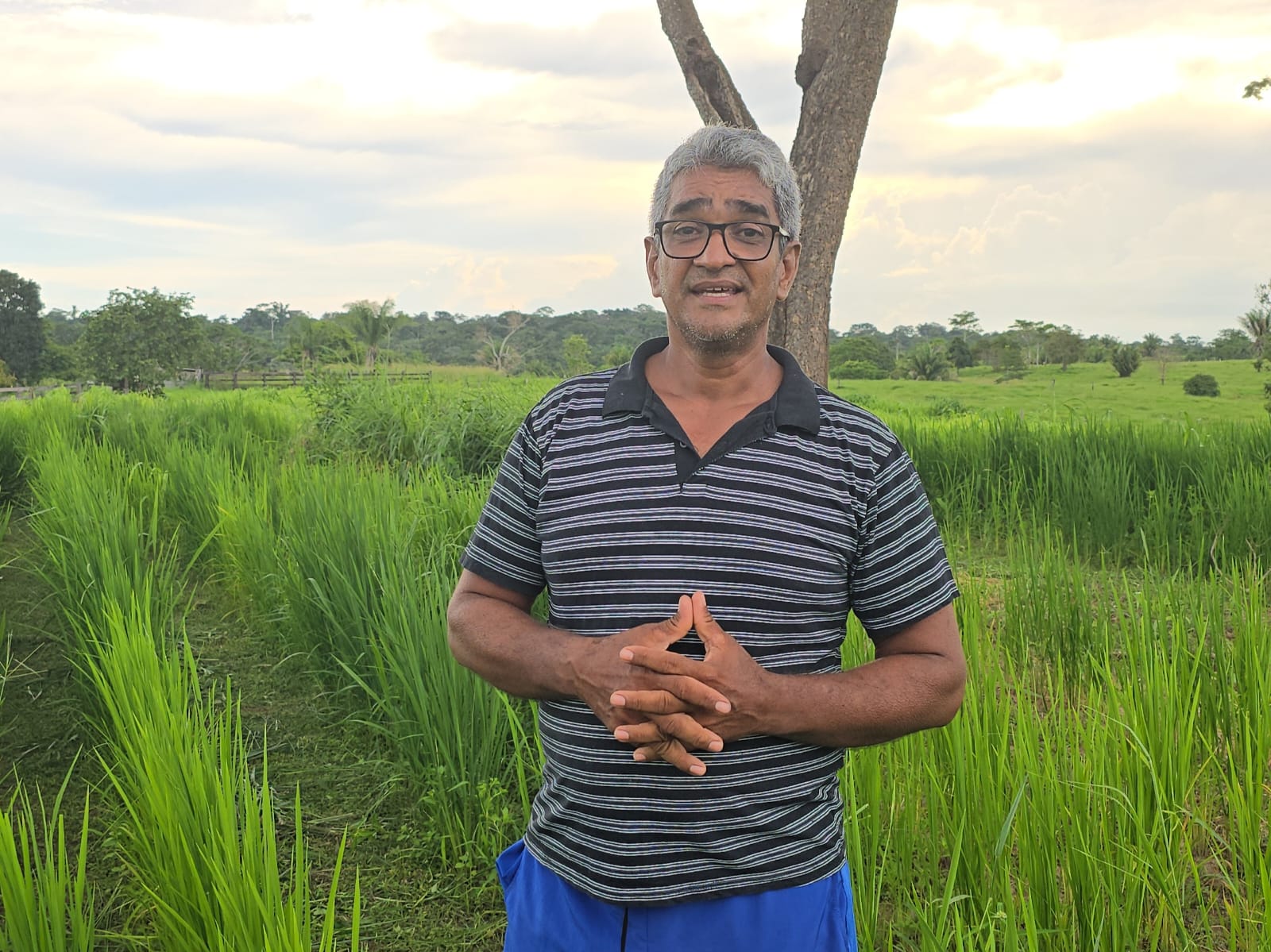 O produtor Cosmo Ferreira Cavalcante ressaltou a continuidade da assistência prestada. (Foto: Lucas Aguiar/Secom)