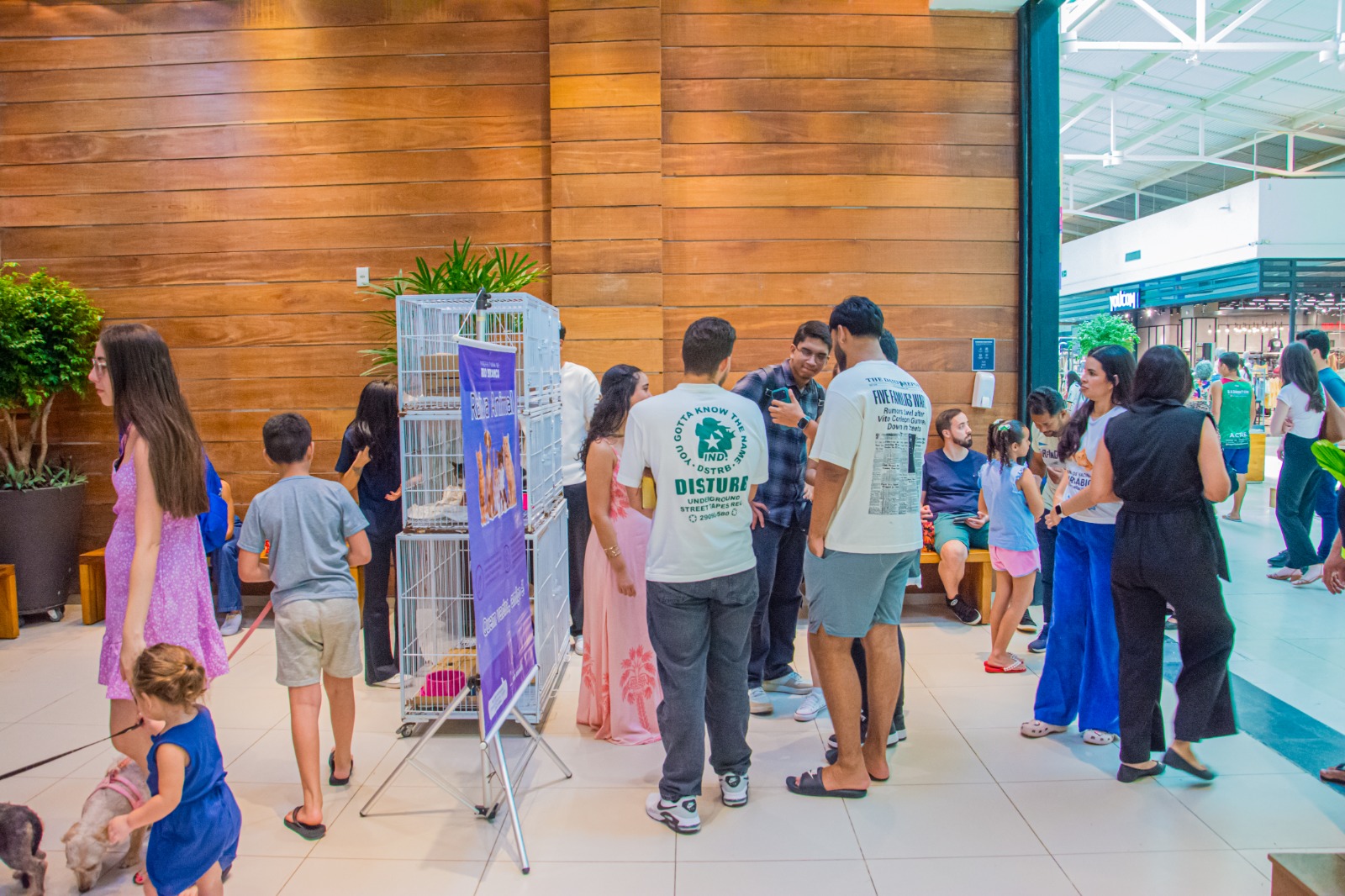 Foto da feira no shopping