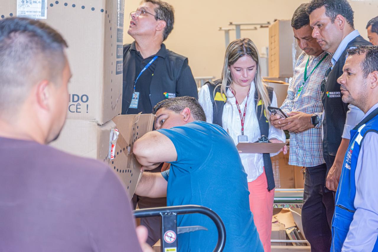 Foto da fiscalização