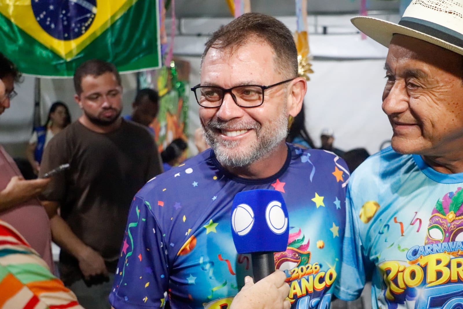 Foto de Alysson Bestene e Tião Bocalom