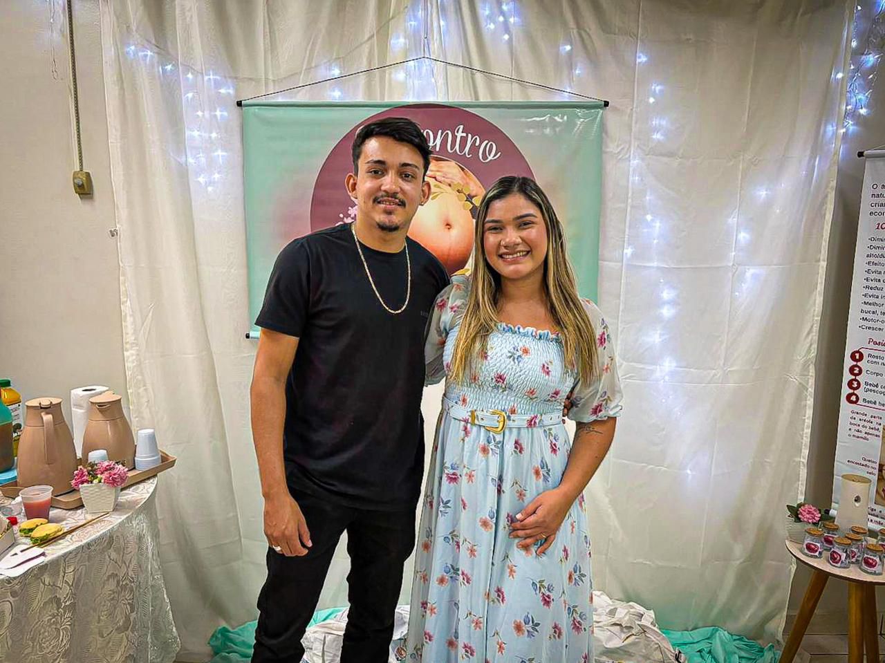 Foto de Ailla e Wanderson