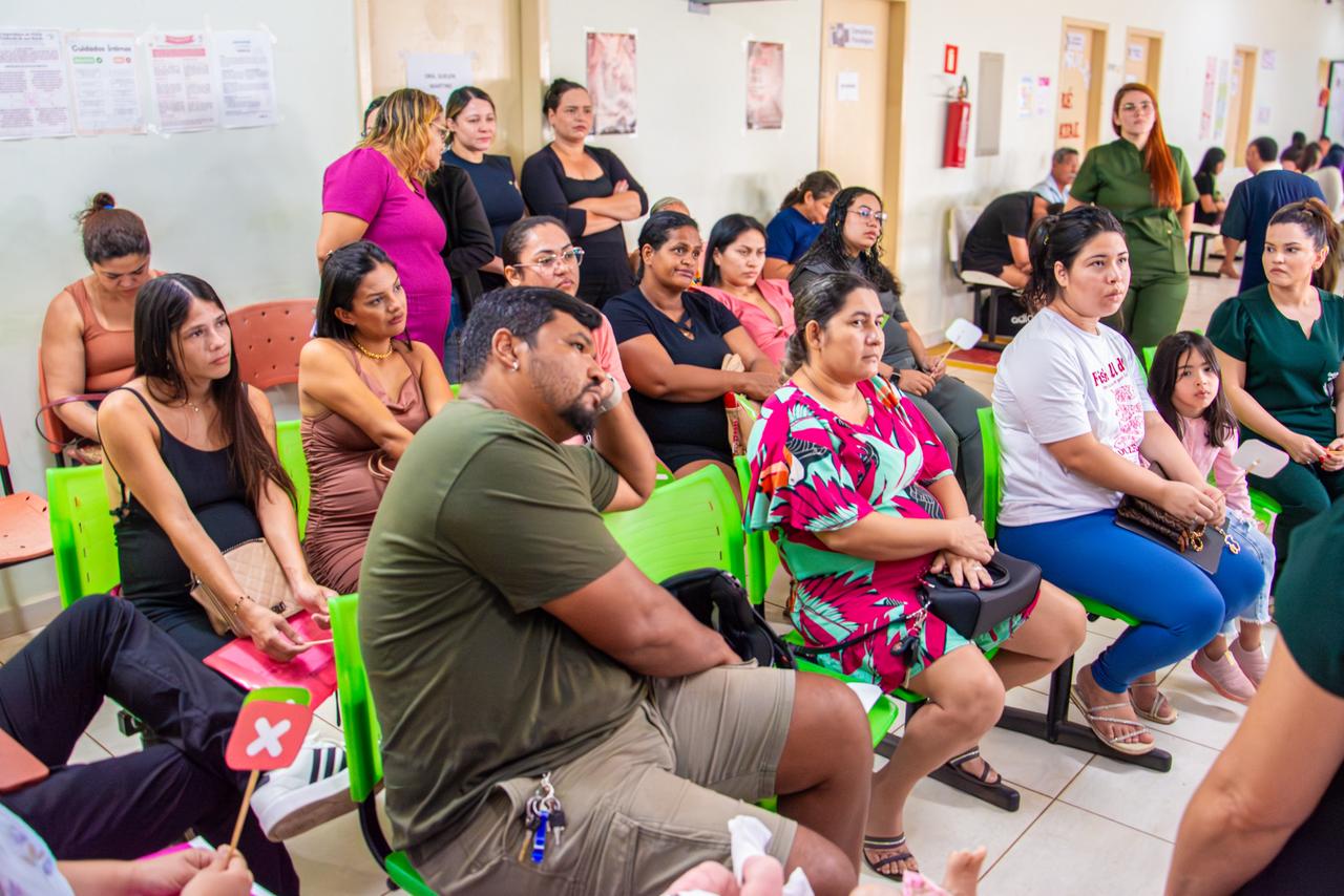 Foto do encontron de gestantes