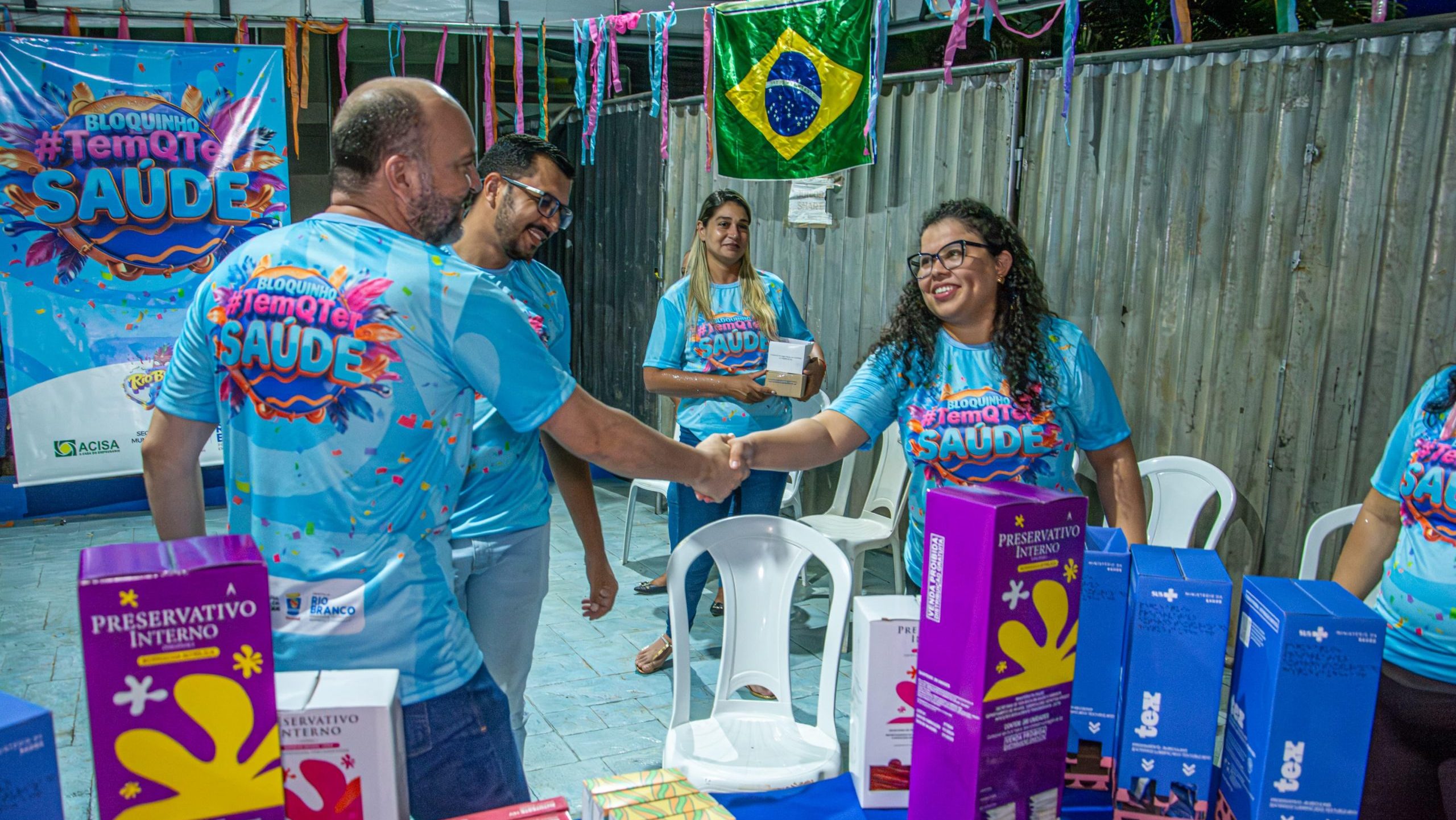 Encerramento do Carnaval de Rio Branco tem alerta contínuo para a prevenção às ISTs