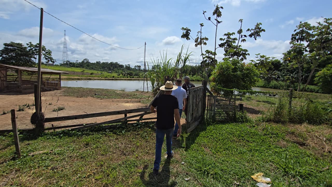 Foto de incentivos ao plantio de arroz no Jarbas Passarinho