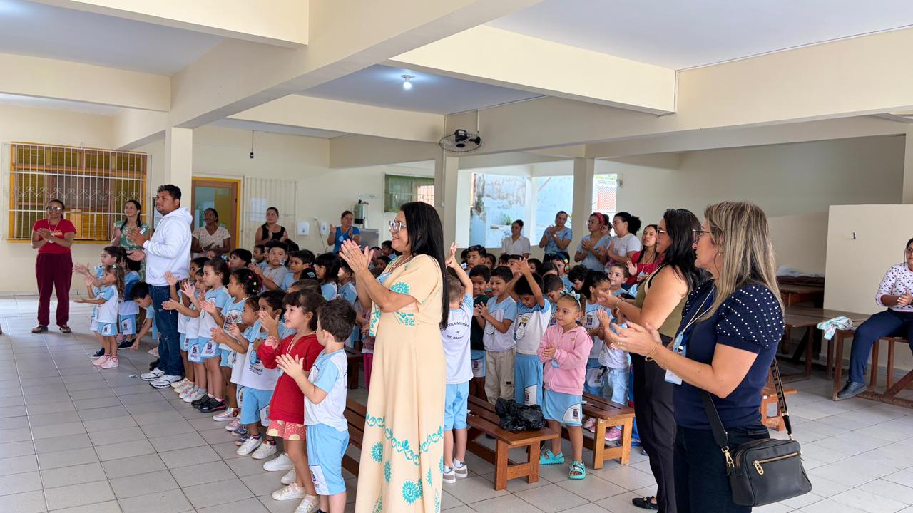 Abordagem voltada ao público infantil buscou estimular, de forma simples e interativa, a construção de hábitos sustentáveis desde cedo. (Foto: Secom)