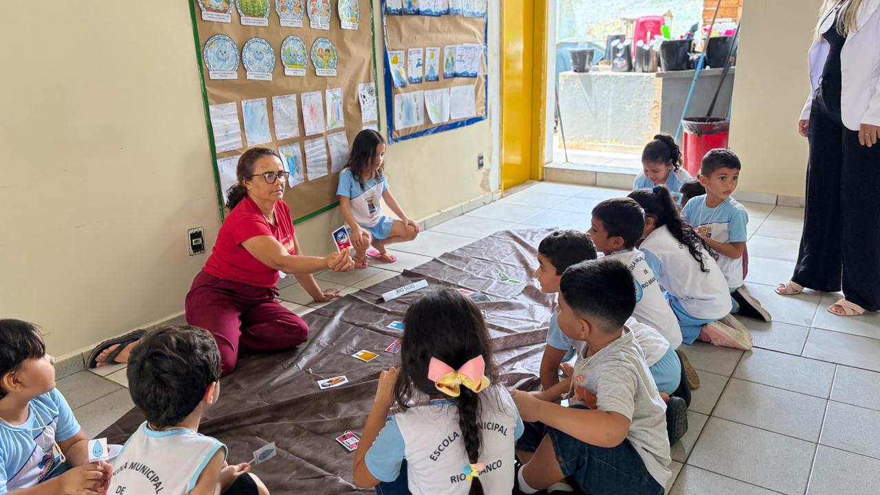 Iniciativa tem como foco principal conscientizar crianças e adolescentes sobre a importância da preservação da água e o uso responsável desse recurso essencial. (Foto: Secom)