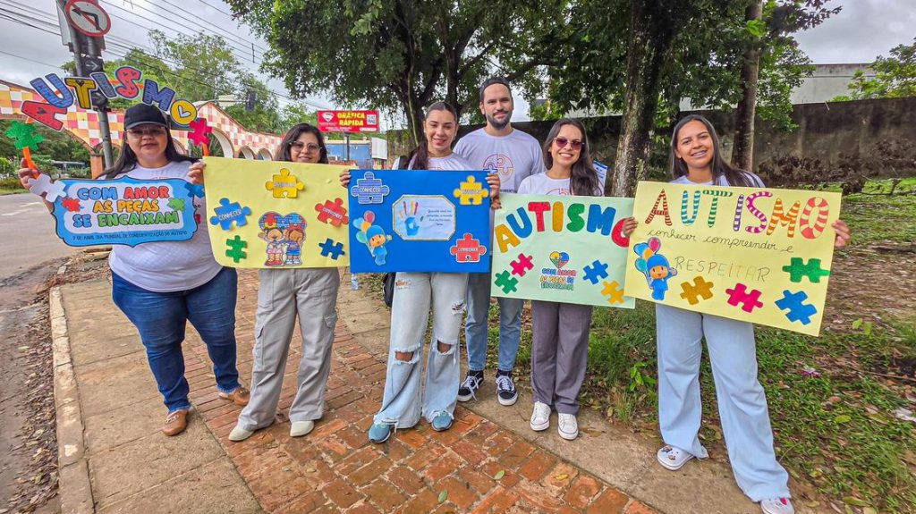 Prefeitura de Rio Branco realiza pit stop de conscientização sobre o autismo e abre programação no Mundo Azul 3 Pit stop Semana alusiva ao Autismo 1 e1774901996873