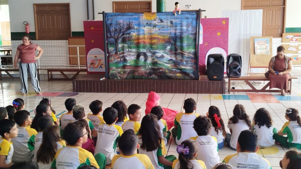 Teatro de fantoches leva educação ambiental a crianças durante a Semana da Água 4 Teatro de Fantoches Fotos Secom 6 e1773955398724