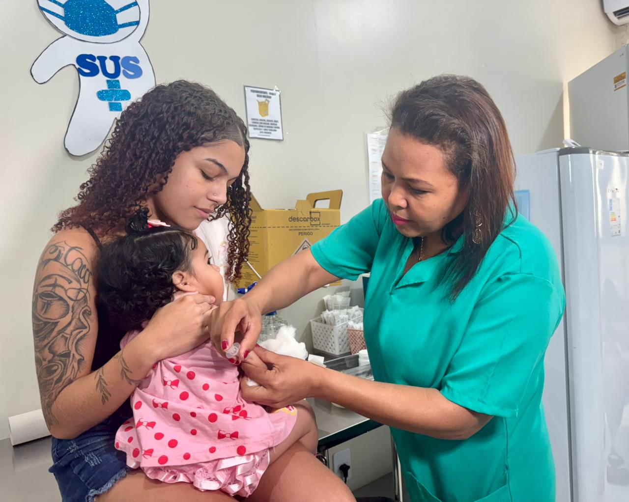 Foto de vacinação contra miningite