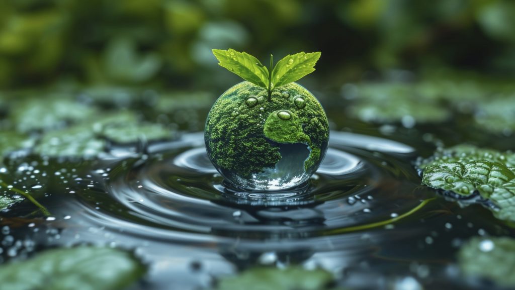 realistic water drop with ecosystem scaled e1773155906511