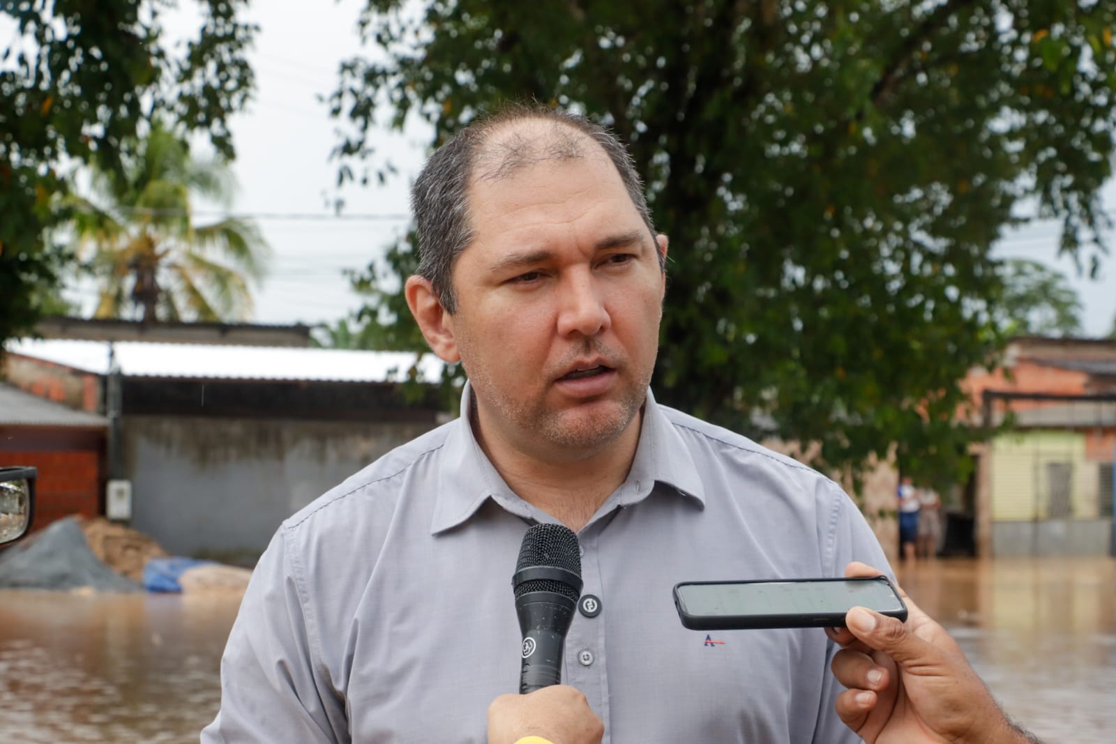 Foto do prefeito em exercício, Joabe Lira