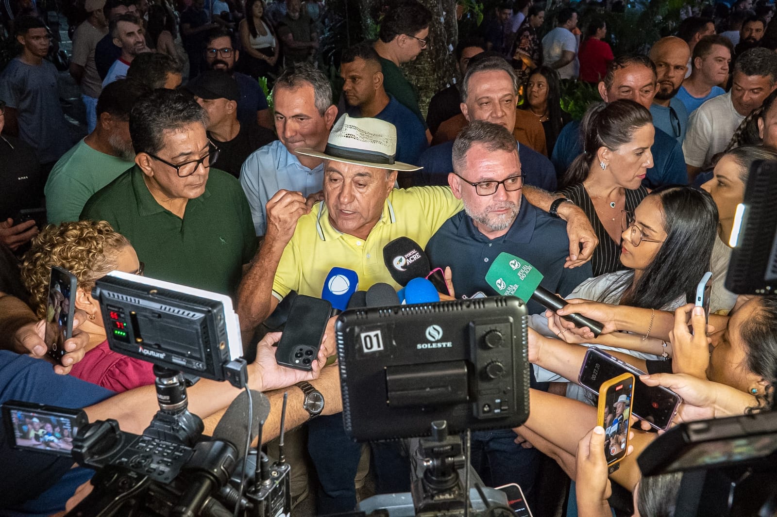 Coletiva de Impensa com o prefeito Bocalom