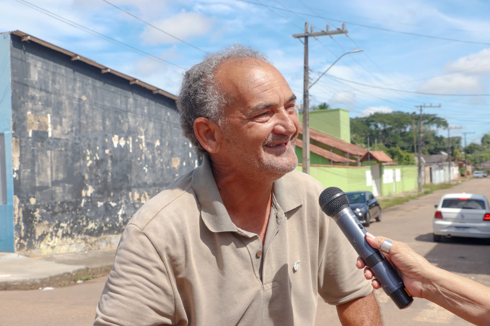 Foto do aposentado Francisco Araújo