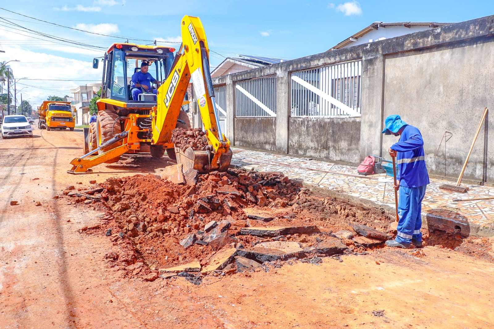 Foto de recuperação asfáltica