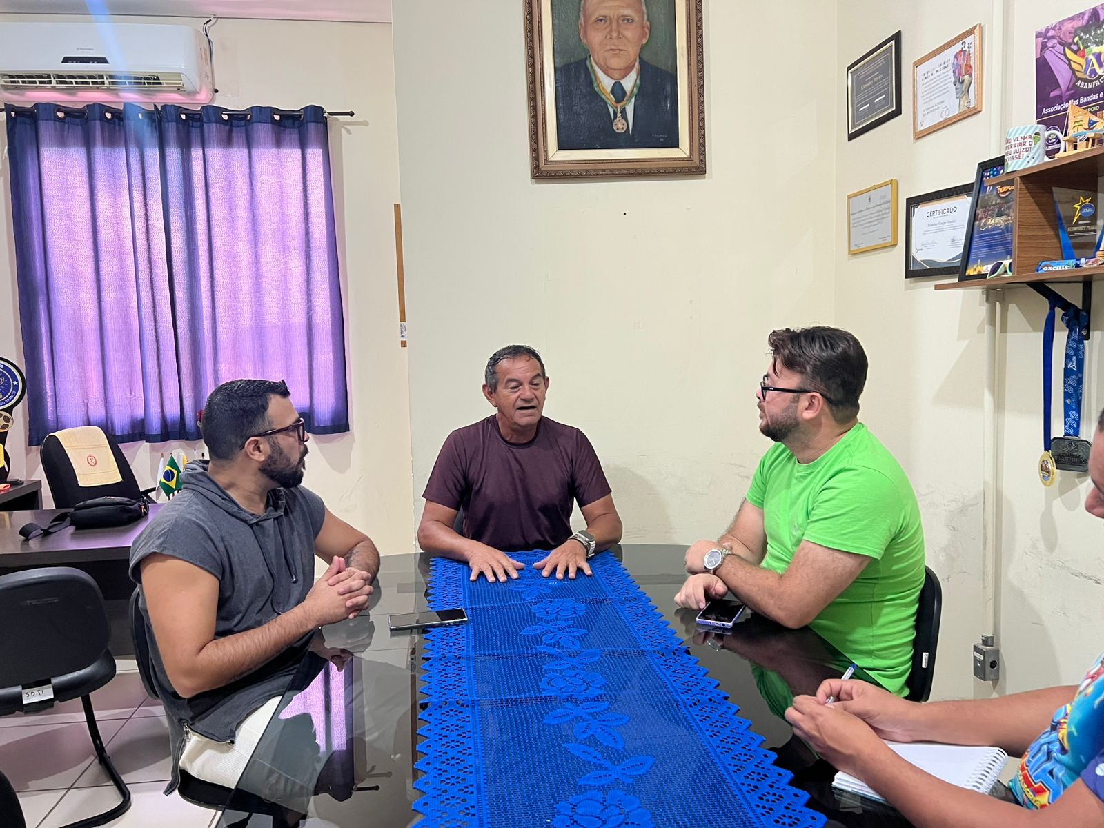 Foto da Reunião sobre a Semana da Diversidade