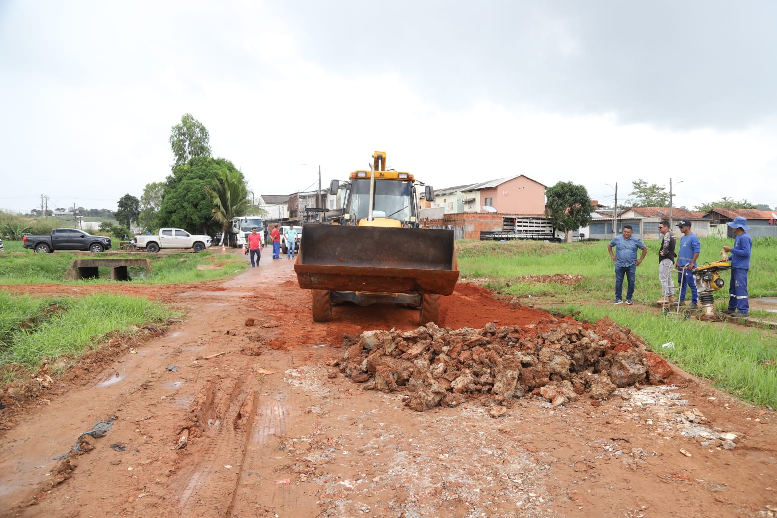 Foto das obras