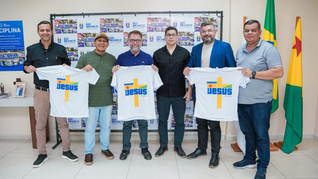 Prefeito de Rio Branco recebe convite da Ameacre para participar da 30ª Marcha para Jesus em Rio Branco 4 Marcha pra Jesus Samuel 2
