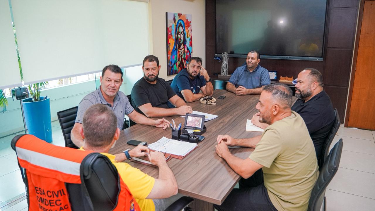 Foto da visita no gabinete