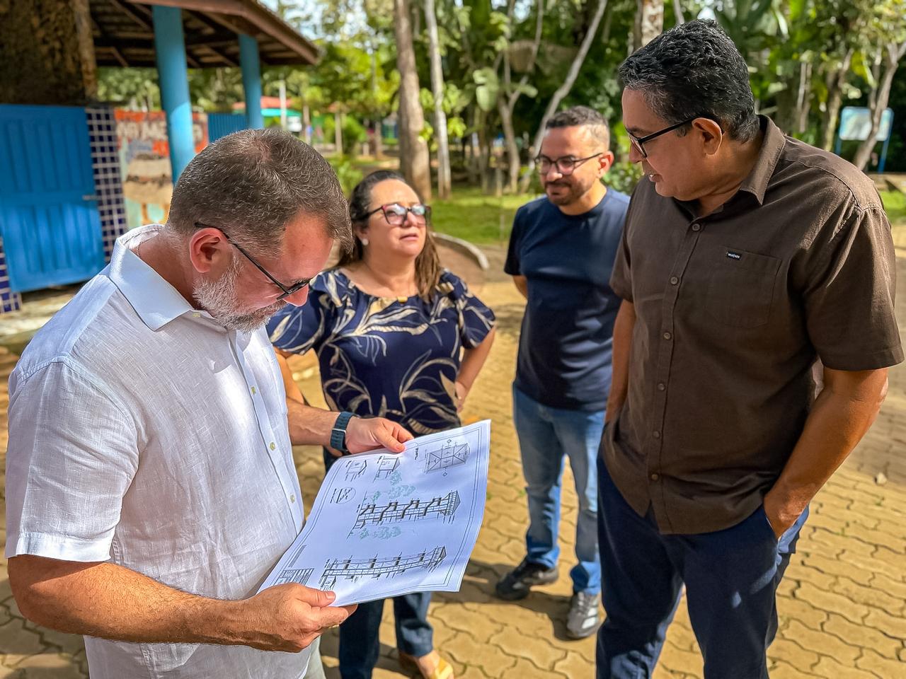 Foto no Parque Chico Mendes