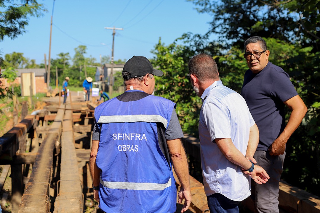 Foto da visita a Ponte sobre o Judia