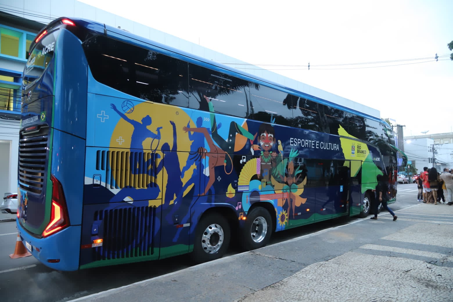 Foto de ônibus Doubler Decker
