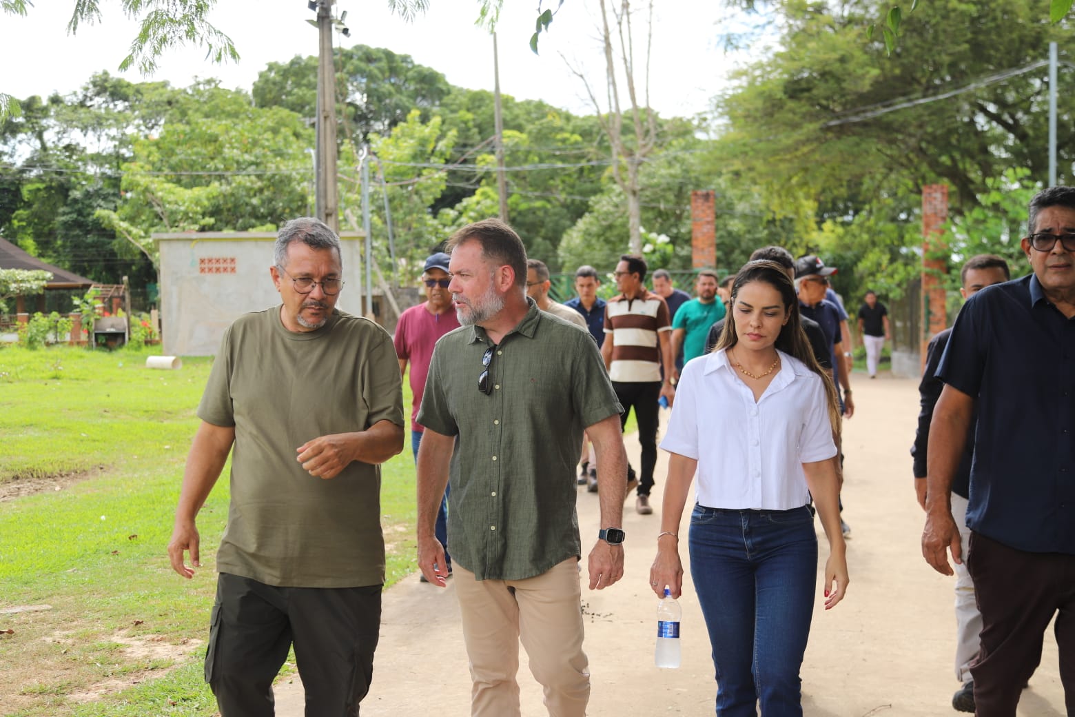 Foto de visita no Alto Santo
