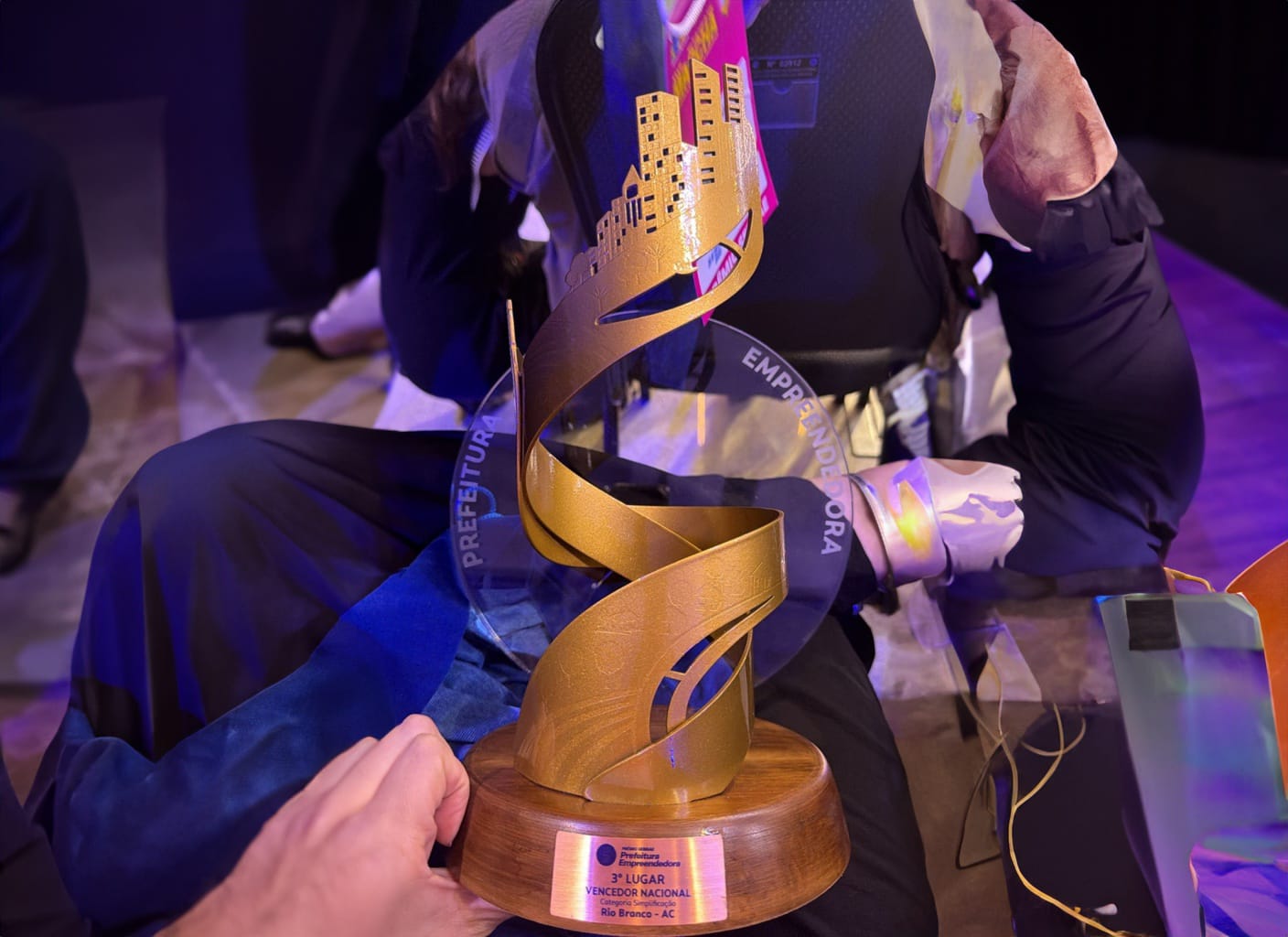 Foto do troféu