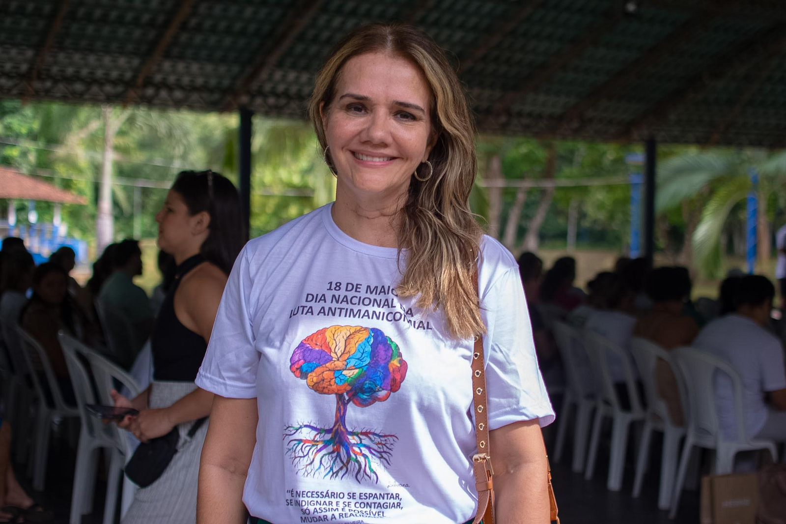  “A reforma psiquiátrica trouxe um novo olhar para o tratamento em saúde mental”, ressaltou a defensora pública Flávia Oliveira. (Foto: Átilas Moura/Secom)