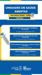 Prefeitura mantém atendimento em quatro unidades de saúde durante feriado desta segunda-feira 1 IMG 20260615 WA0002